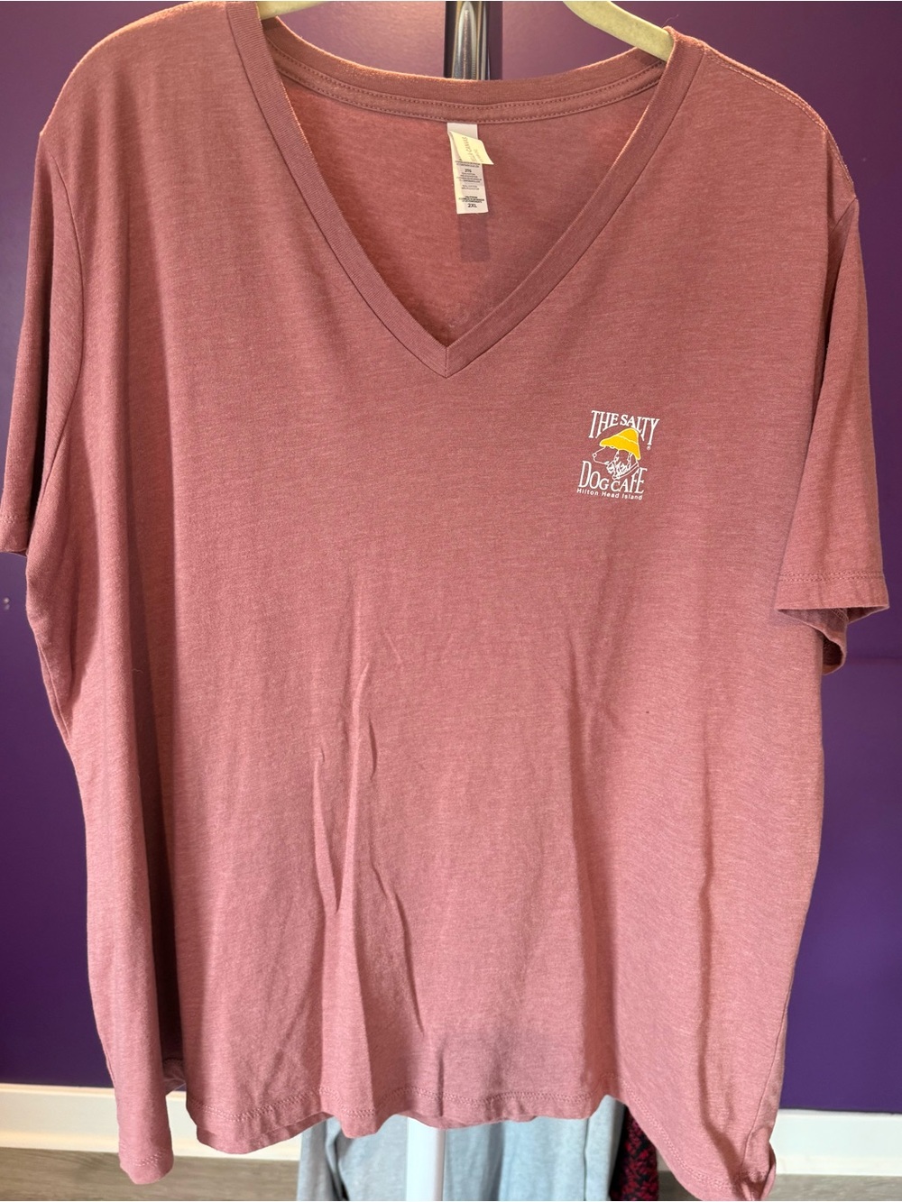 The Salty Dog Cafe Women's V-Neck Tee